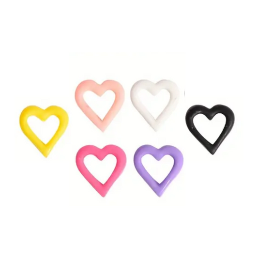 Colorful Heart Charms