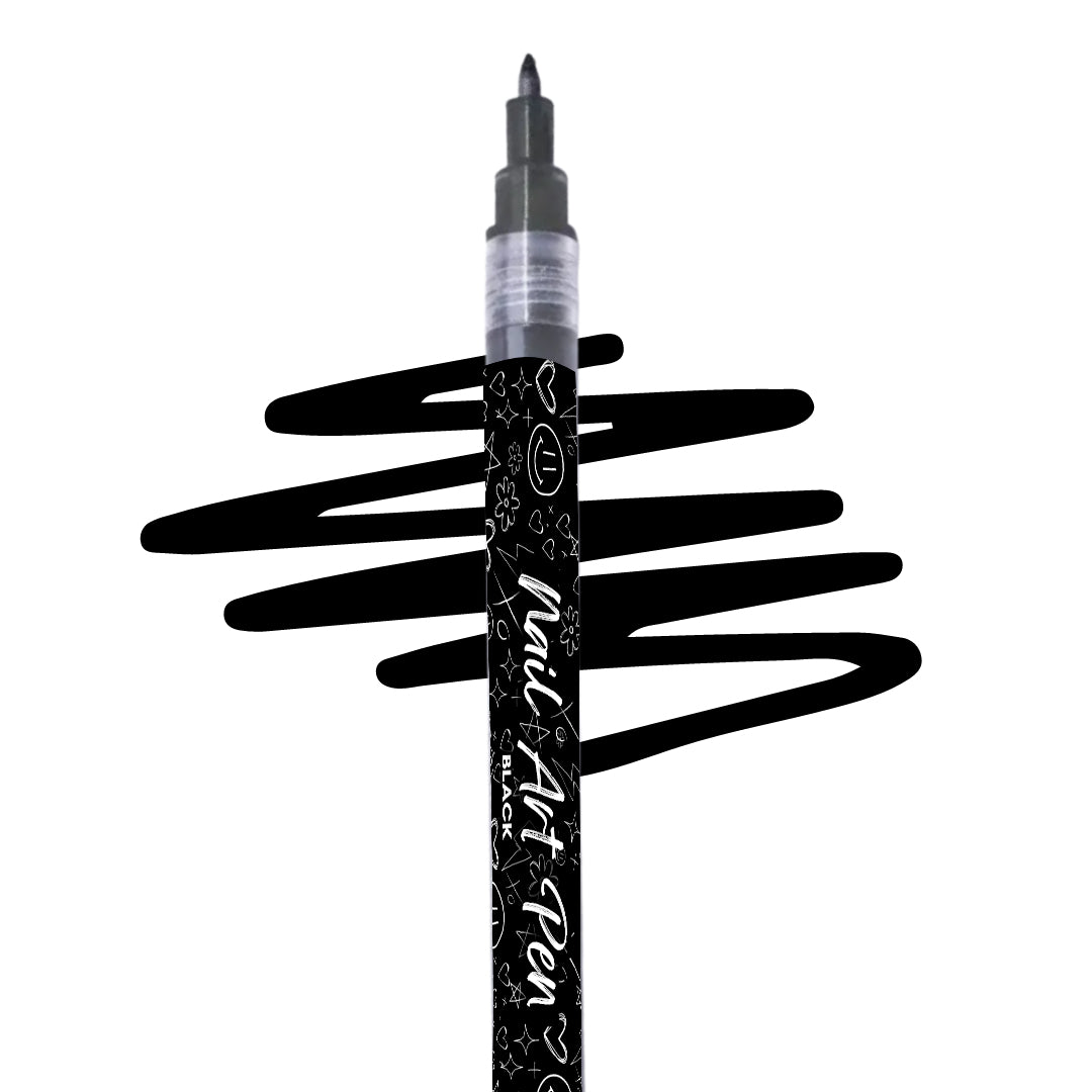 1 Pc Nail Art Graffiti Pen Black Gold Color UV Gel Polish Design Dot  Painting Drawing Pen Liner Brush Nail DIY Flower Tools - AliExpress