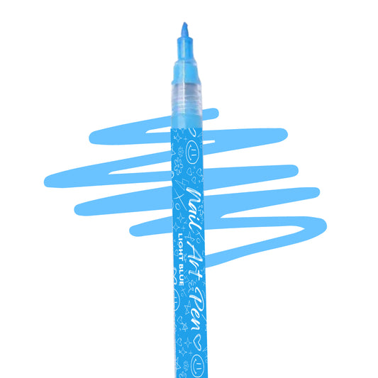 Light Blue Nail Art Pen