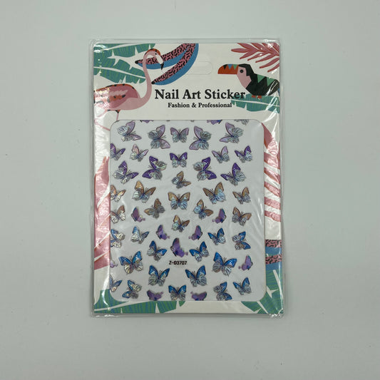 Holographic Butterfly Decal